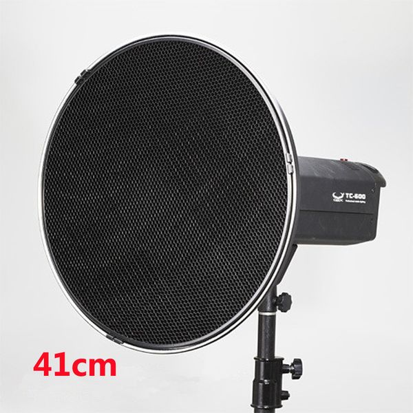 Freeshipping Haute Qualité 41cm En Aluminium Beauté Plat Bowens Mont Avec Nid D'abeille Beauté Plat Kits Pour Photo Strobe Vente Chaude