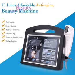 Haute qualité 4D 5D Hifu machine glace yeux soins de la peau 12 lignes 8 cartouches Anti-rides lifting peau resserrement Machine de beauté