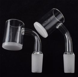 Haute Qualité 4mm Opaque Bottom Gavel Flat Top Quartz Banger 10mm 14mm 18mm XL XXL Quartz Banger Nail Pour Verre Bong Dab Rigs