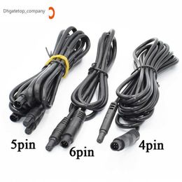 Hoge Kwaliteit 4pin 5pin 6pin 8pin Auto DVR Camera Verlengkabels HD Monitor Voertuig Achteruitrijcamera Draad Male naar Vro...