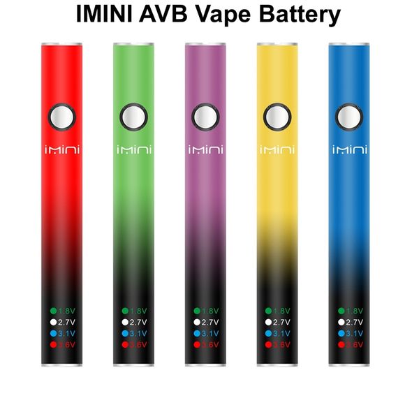 Alta calidad 510 hilos 380 mAh Batería AVB Baterías para carro de pluma Vape para aceite espeso con cargador USB-C Kits de pluma vaporizadora desechables Ecig 1 ml 2 ml Cartucho de batería checo