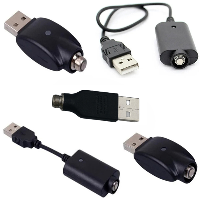 Hochwertiger 510 Thread USB -Ladegerät Tragbares Batterieladegerät USB -Kabeladapter IC -Schutzbatterie