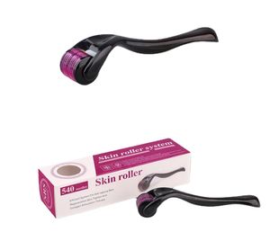 Slankmachine 540 Micro -naalden Derma Micro naald huidrol Dermatologietherapie Microneedle Dermaroller met retailbox