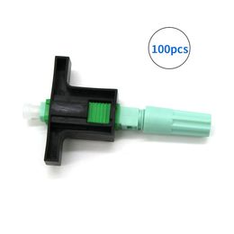 Envío gratuito de alta calidad 58 MM SC APC SM conector óptico monomodo herramienta FTTH herramienta de conector en frío conector rápido de fibra óptica