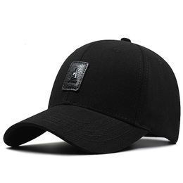 Haute qualité 6168 cm grande taille grosse tête casquette de Baseball hommes casual Hip Hop chapeau homme noir gris 240116