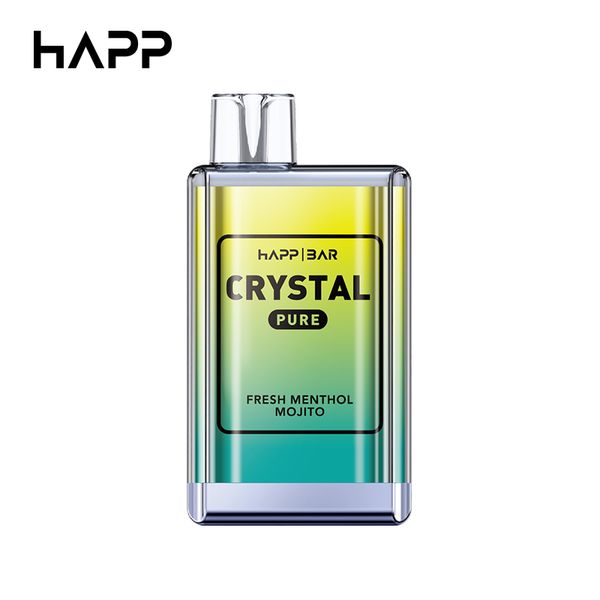 Haute qualité 6K Puff Vape jetable Eciagrette Crystal Vaporisateur 2% Contenu 12ML Vape Juice avec les 10 meilleures saveurs