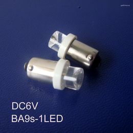 Alta calidad 6v BA9S luces Led indicador de luz de señal lámpara piloto 6,3 Vdc 50 unids/lote