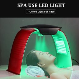 7 colores LED PDT luz cuidado de la piel máquina de belleza Facial SPA terapia rejuvenecimiento acné eliminar