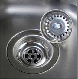 Haute Qualité 79.3mm 304 En Acier Inoxydable Cuisine Drains Évier Crépine Bouchon Déchets Plug Filtre Salle De Bains Bassin Vidange DH1585