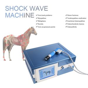 Hoge kwaliteit 8 bar 2 miljoen shots pneumatische shockwave therapie machine Myopathies Calcification Behandeling Apparaat voor paarden Gebruik