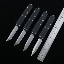 DQF-versie Amerikaanse Italiaanse stijl Hoge kwaliteit MT X85 Mes Combat Tactische Messen T6-6061 Luchtvaart Aluminiumlegering Handvat D2 Stalen mes Outdoor Survival EDC Tool