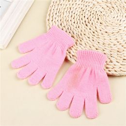 Haute qualité 9 couleurs mode enfants gants magiques gants fille garçons enfants étirement tricot hiver gants chauds choisir la couleur