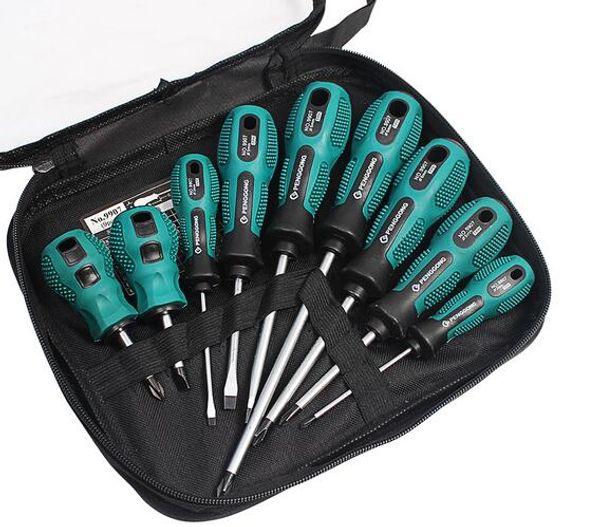 Jeu de tournevis 9 en 1 de haute qualité, outils multi-embouts, Kit de tournevis Torx de réparation, outils manuels multi-outils utiles pour la maison