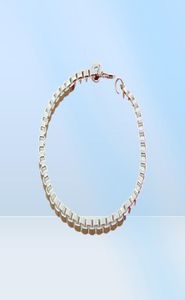 Hoge kwaliteit 925 Sterling Silver Bracelet 4mm 8inch Venetiaans plein For Women Men Party Charm Jewelry GIFS4824061
