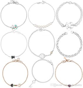 Hoge kwaliteit 925 Sterling Silver Spaans merk Love ingelegde diamantarmband en originele sieraden Hele zijn geschikt voor Partie2201505