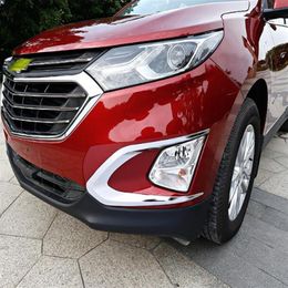 Hoge kwaliteit ABS chrome 2 stks auto mistlamp decoratie trim 2 stks mistachterlicht trim cover voor Chevrolet Equinox 2017-2018266d