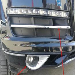 Hoge kwaliteit ABS chrome 2 stks auto mistlamp decoratie trim 2 stks mistlamp decoratie cover voor Audi Q7 2010-2016253 M