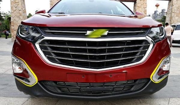 Garniture de décoration de phare antibrouillard avant de voiture en ABS chromé de haute qualité, 2 pièces, couvercle de garniture de phare antibrouillard arrière pour Chevrolet Equinox 2017 – 2018300A