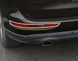 Cubierta de luz antiniebla trasera de coche ABS cromado 2 uds de alta calidad, marco de decoración de luz antiniebla para AUDI Q5 2010-2017