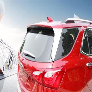 Couverture de décoration de fenêtre arrière de voiture en ABS chromé de haute qualité, 2 pièces, pour Chevrolet Equinox 2017 – 2018262t
