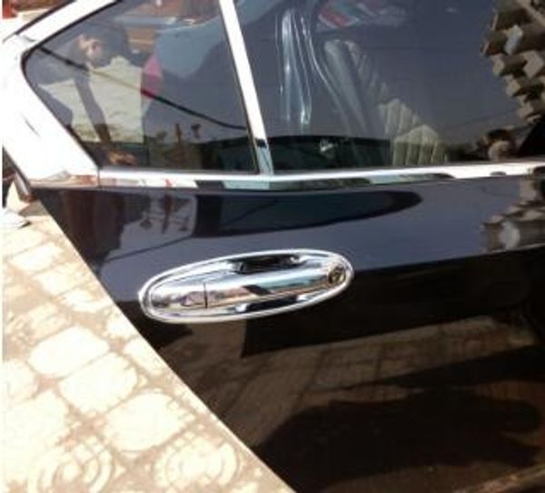 Cubierta de manija de puerta cromada ABS de alta calidad 8 piezas + cuenco de manija de puerta 4 piezas para Honda City 2009-2013