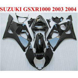 Kit de carénage ABS de haute qualité pour SUZUKI GSXR 1000 K3 k4 2003 2004 GSX-R1000 03 04 ensemble de carénages noir brillant BP45