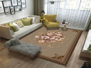 Hoogwaardige abstracte bloemenkunst Tapijt voor woonkamer slaapkamer antislip vloermat mode keuken tapijtruimte vloerkleden85771347243056