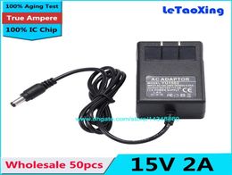 AC 100240V van hoge kwaliteit tot DC 15V 2A Power Adapter Supply Charger Adapter met IC ChIP US Plug 50pcs DHL 5775777