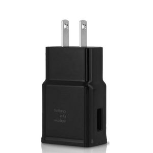 Haute qualité charge rapide adaptative 5V 2A USB adaptateur de chargeur rapide mural US EU Plug pour Samsung Galaxy S21 S20 S9 S10 Note 20 chargeur universel pour la maison