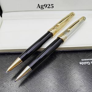 Haute qualité Ag925 163 stylo à bille/stylo à bille/stylo plume bureau papeterie mode écrire stylos à bille sans boîte