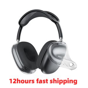 Pour Airpods Max bandeau écouteurs accessoires pour écouteurs Transparent TPU solide Silicone étui de protection étanche AirPod Maxs casque housse de casque