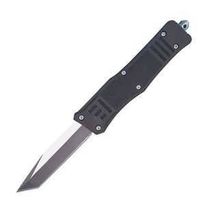 Couteau tactique automatique de haute qualité Allvin fabrication noir A161 440C 58HRC lame noire bicolore équipement tactique de survie en plein air