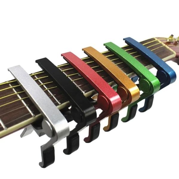 Aluminium Aluminium ALLIAGE SILLE CHANGE rapide CLIME CLÉ CAPO CASSE CASSIQUE ACUSTIQUE CASSIQUE POUR ADIGURATION DE GUITARE DE GUITARE