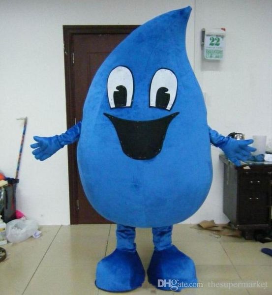 Disfraz de mascota de gota de agua inteligente para adultos de alta calidad para usar en promoción para fiesta9215345