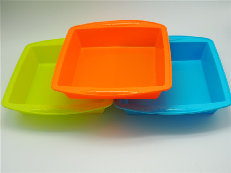 Pan carré 8.7 '' Pâtres de pâte en silicone non bâton