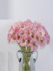 Flores artificiales de alta calidad PU Artitificial Gerbera Pu Chrysanthemum Real Touch Daisy para decoraciones de bodas6920243