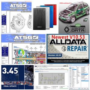 Autoreparatiesoftware van hoge kwaliteit Alldata 10 53 levendig 10 2 atsg-software in 1TB harde schijf install259R