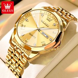 Yüksek kaliteli otomatik mekanik moda izle çelik büyük kadran 41mm aydınlık erkekler lüks saat katı toka altın izle erkekler moda kutusu 9931 ile erkekler saatler