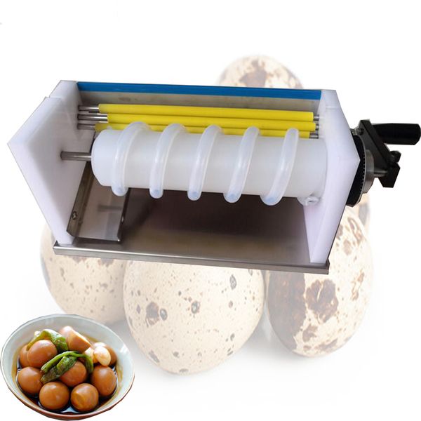 Machine de décorticage d'oeufs de caille de transfert automatique de haute qualité Machine à éplucher la peau d'oeufs de caille bouillis