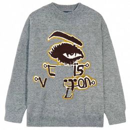 Pull à col rond en fil de coton, de haute qualité, décontracté, hibou, confortable et à la mode, pour la maison et l'extérieur, nouvelle collection automne