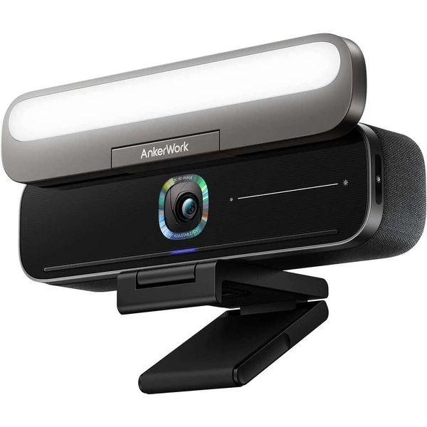 Caméra informatique 2K Bar de haute qualité B600 Bar 4in1 avec haut-parleur et microphone Light Ai Video Conference Cam Noise Annulation de 4 micro