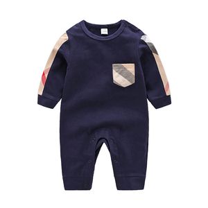 Haute qualité bébé vêtements printemps été à manches longues coton barboteuse bébé body vêtements enfants vêtements dessin animé mode fille combinaison Rom