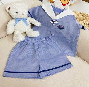 hoge kwaliteit baby meisje sets zomer katoen ronde hals korte mouw top shorts kleding det baby meisjes dragen casual trainingspakken4936366