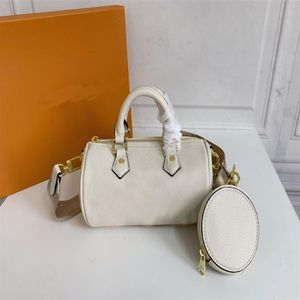 Sac de sac de haute qualité épaule épaule à deux pièces messager fourre-tout messager femme designer noire rose blanc cross-bodg255w