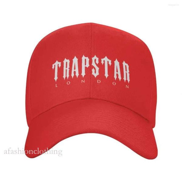 Tapas de pelota de alta calidad Trapstar London Baseball Cap Women Designer Men personalizados Sombrero de verano Ajustable Camión Sombreros 94