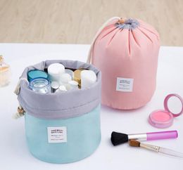 Hoge kwaliteit vatvormige reizen cosmetische tas nylon waszakken make-up organizer opbergtas hoge capaciteit