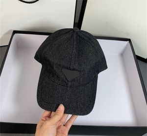 Ball Caps de haute qualit￩ Baseball Man Designer Gorra Visor Casquette Black Black Black Denim Ajustement Snapback Cap 2022