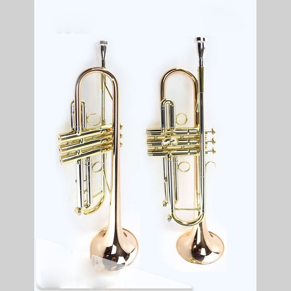 BB BB B Flat Trumpet MTR-500G Instrument, Bronze phosphore Bronze Horn, avec étui dur, embout buccal, tissu et gants