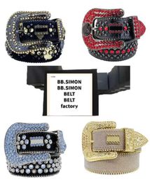 BB Simon – ceinture de luxe incrustée de diamants pour hommes et femmes, de haute qualité, de styliste, élégante et décontractée, style hip hop, pjq11