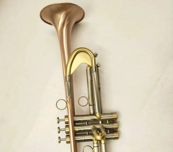 Trompette Bb de haute qualité, Instrument de musique professionnel en laiton laqué or avec étui, livraison gratuite